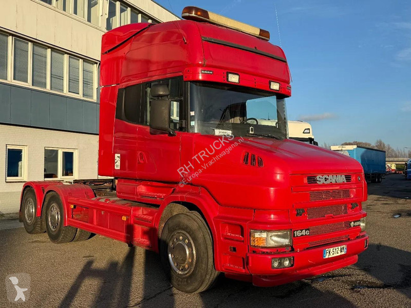 جرار Scania T164-480 V8 6X4 - FU STEE SUSP. -...