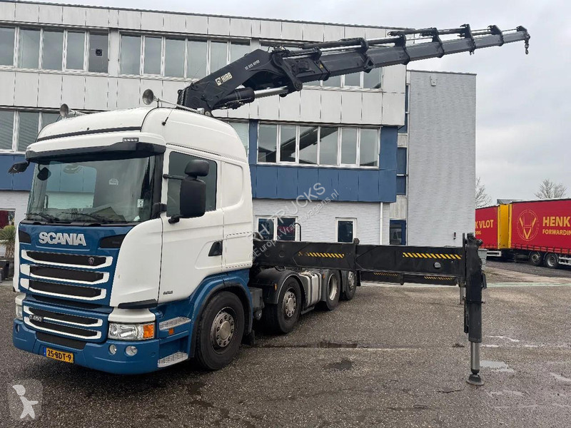 جرار Scania G450 8X2 EURO 6 HIAB 855-6 + REMOTE...