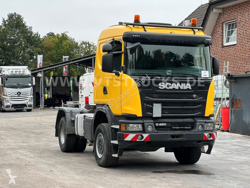 جرار Scania 450 4x4 Euro 6 SZM Kipphydraulik