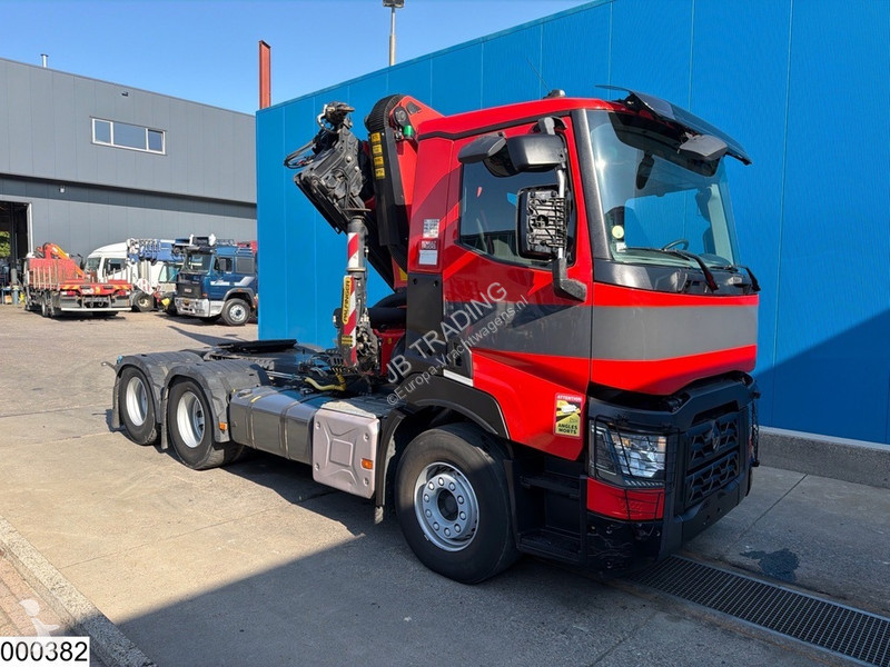Tracteur Renault C 440 6x4, EURO 6, PTO, Palfinger
