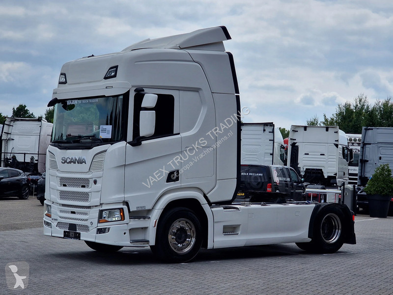جرار Scania R520 V8 NS retarder - steel / air -...