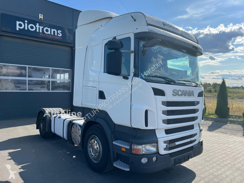 Влекач Scania R420/ MANUAL/ RETARDER/ LODÓWKA/...