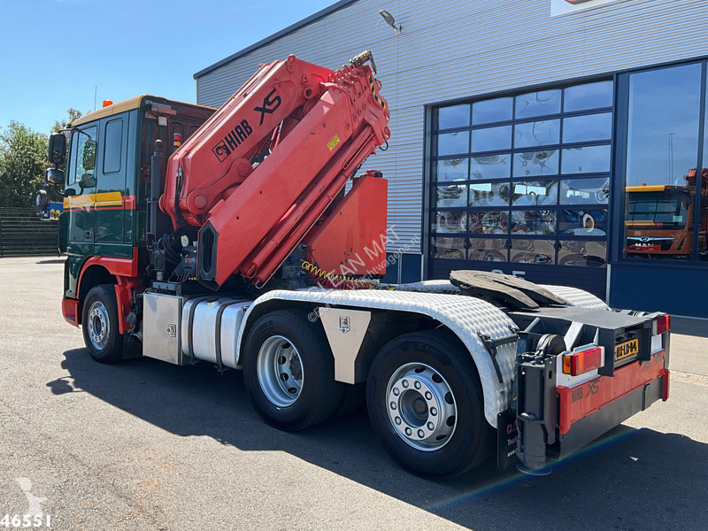 جرار DAF FTN 105  6x2 Hiab 60 Tonmeter laadkraan