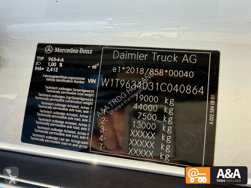 Traktor Mercedes ACTROS 1845