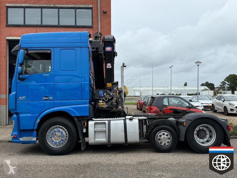 Влекач DAF 440 FTP Space cab 6X2 - Crane HMF...