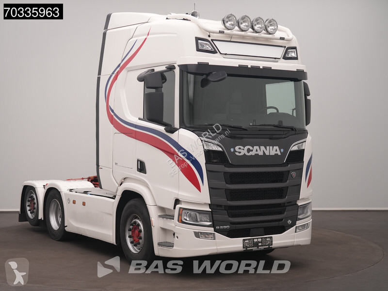 Scania R 590 6X2 V8 Retarder iftachse Full-Air...