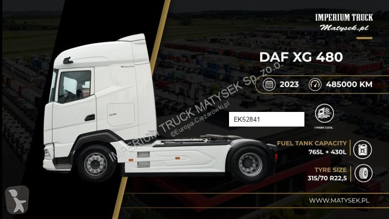 Nyergesvontató DAF XG 480 / I-PARK COOL / EURO 6