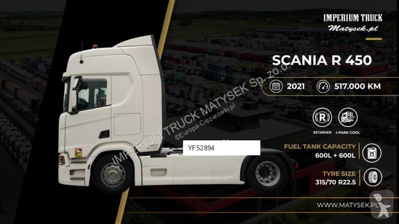 Tahač Scania R 450 / RETARDER / I-PARK COOL /...
