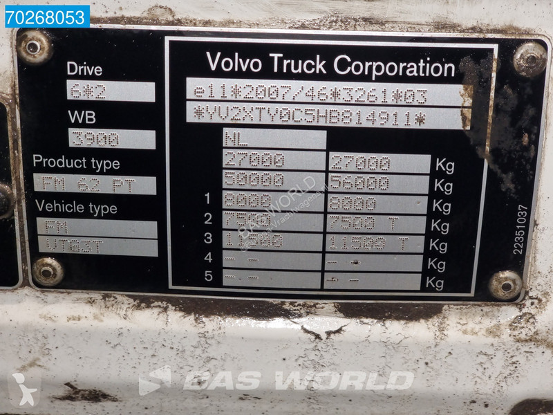 Tahač Volvo 460 6X2 NL-Truck Hydraulic...