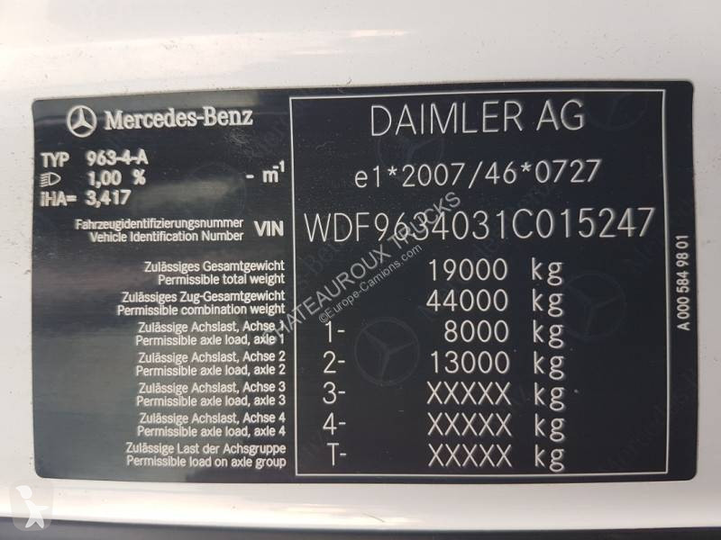 Tracteur Mercedes
