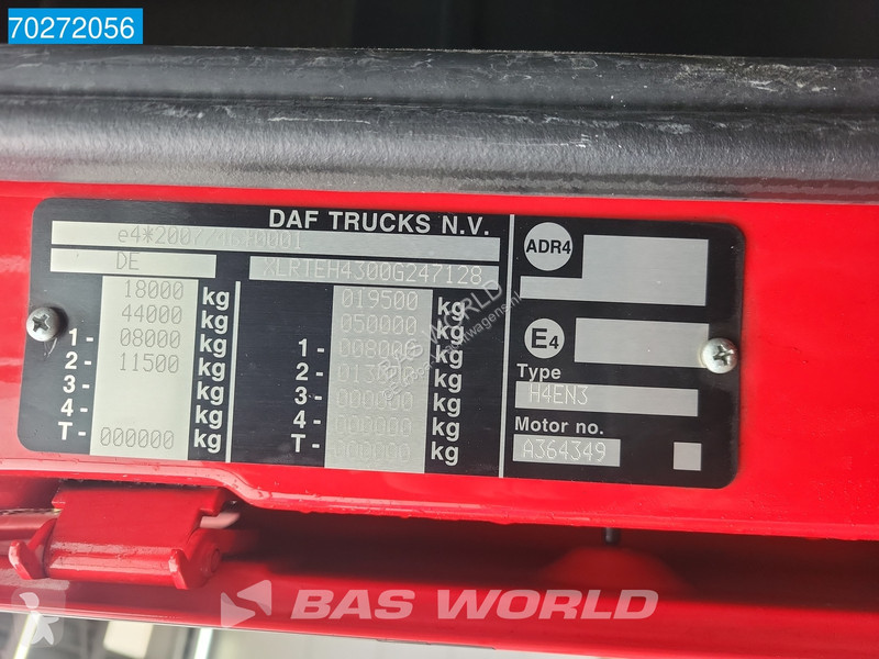 Traktor DAF 480 4X2 NL-Truck Retarder PTO