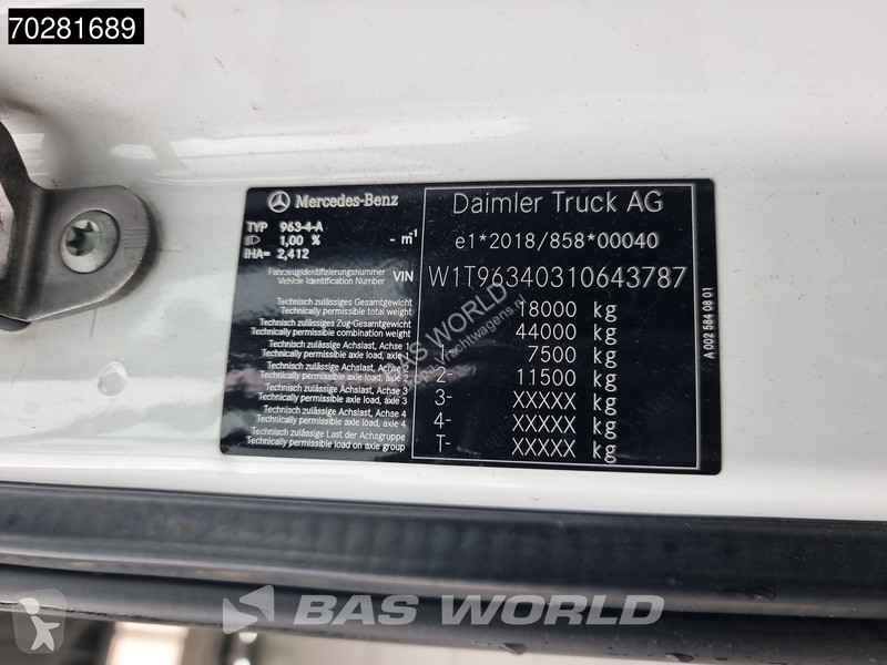 Traktor Mercedes 1851 4X2 BigSpace 2x Tanks