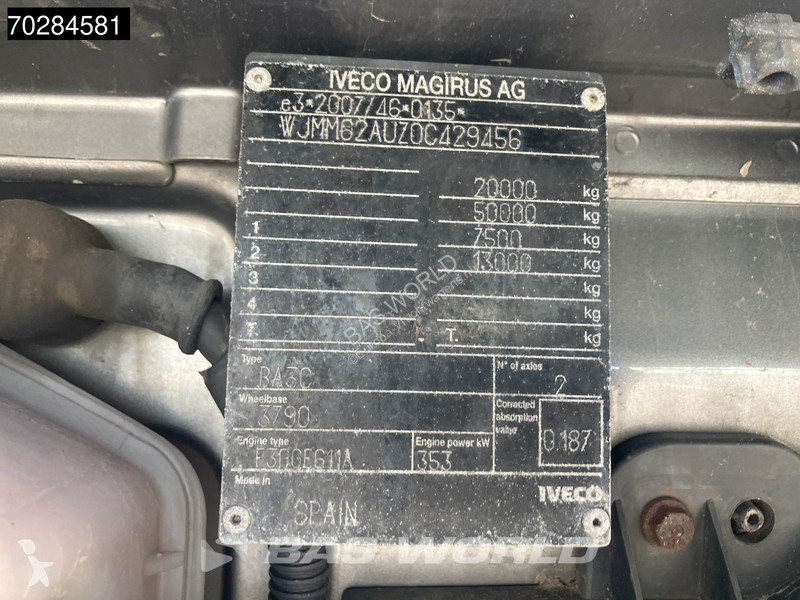 Tahač Iveco S-Way 480 4X2 Retarder Hydrauliek...
