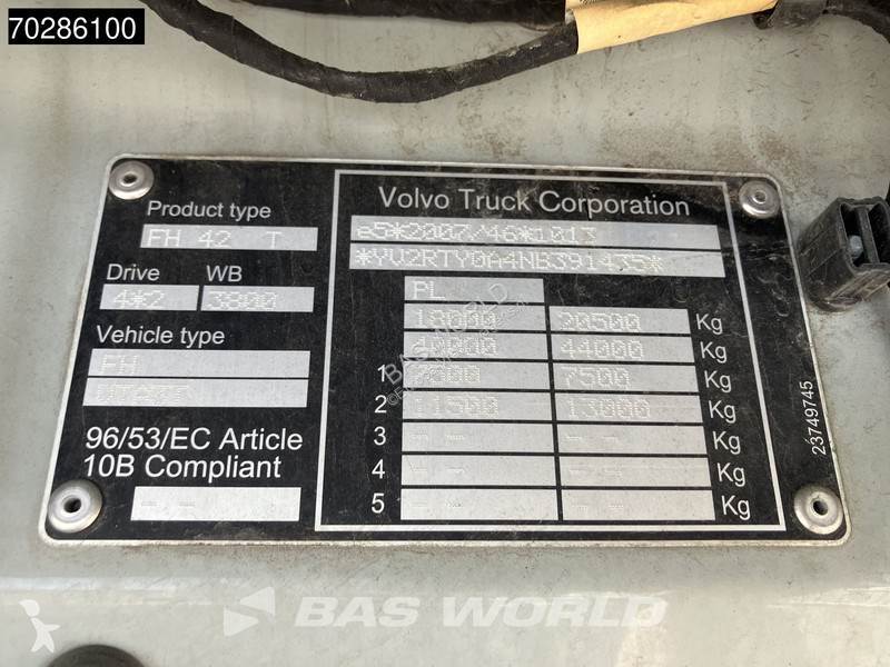 Traktor Volvo FH  FH 4X2 VEB+ LED 2xTanks ACC...