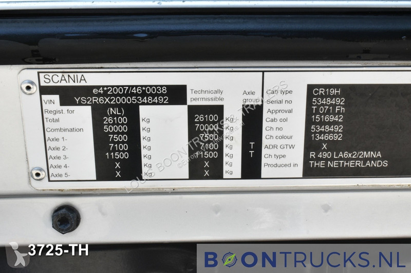 Traktor Scania R490 6X2 | EURO 6 * RETARDER *...