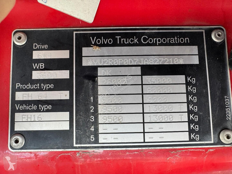 جرار Volvo 16750 6X4 EURO 6 + EPSILON S260Z +...