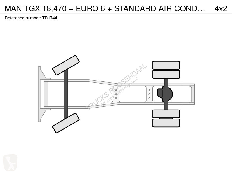جرار MAN 18,470 + EURO 6 + STANDARD AIR...