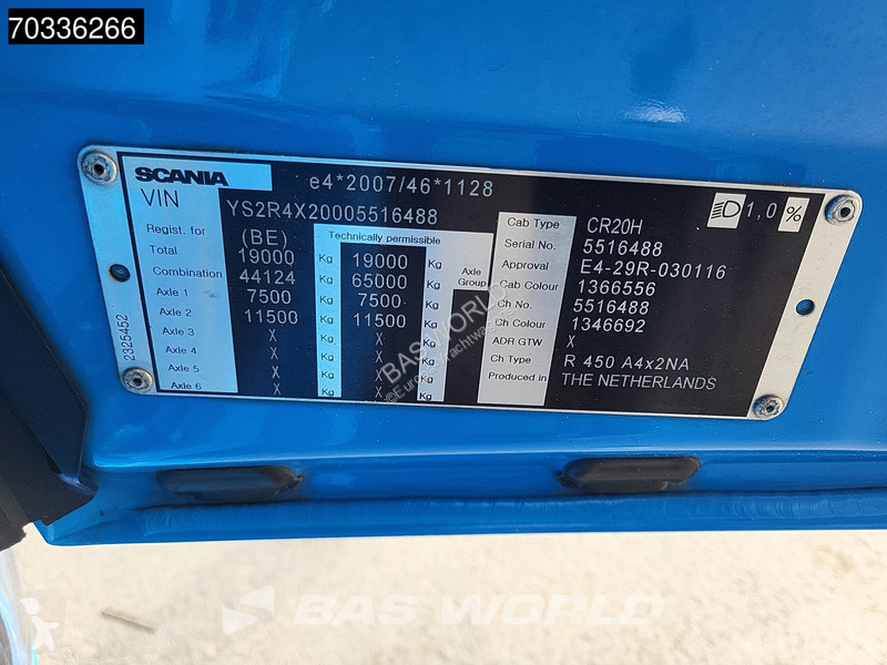 Cap tractor Scania R 4X2 Retarder APK 08-2027...