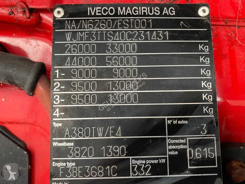 Tractor Iveco 560 SIVI 6X6 HEAVY DUTY PRIME...