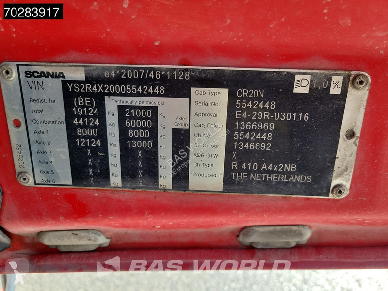Traktor Scania 410 4X2 XT! etarder Hydraulik...