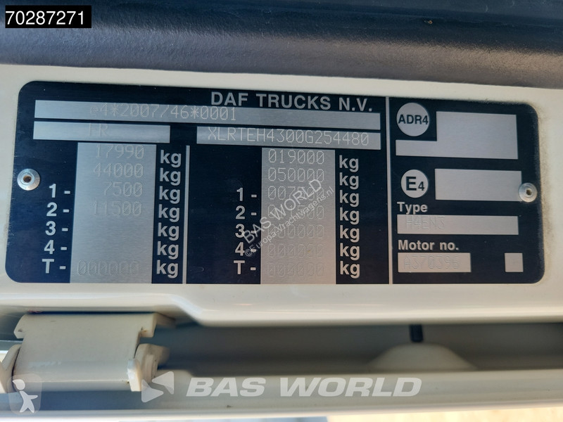 Tahač DAF 480 4X2 Mega Standklima ACC Euro 6