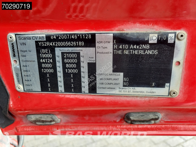 Traktor Scania 410 4X2 XT! etarder Full-Air...