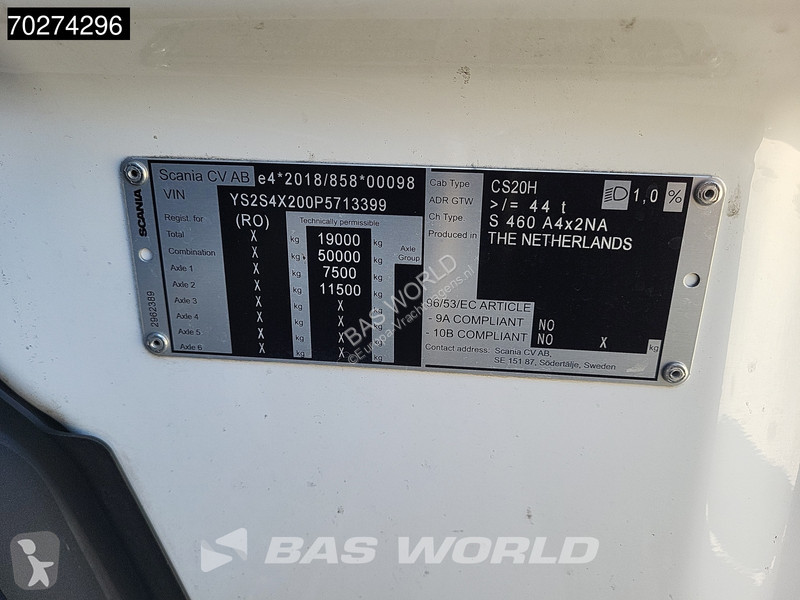 Trekker Scania S460 S 4X2 etarder 2x Tanks ACC...