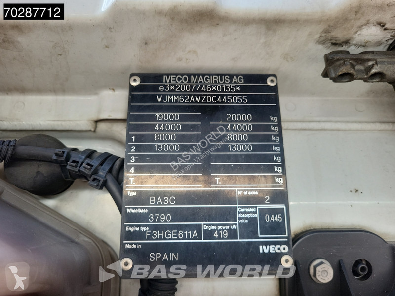 Tahač Iveco S-Way 570 4X2 Retarder Navi ACC LED...