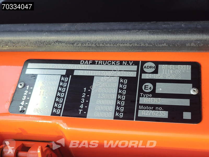 Cap tractor DAF 4X2 Retarder ACC ADR PTO Alcoa's