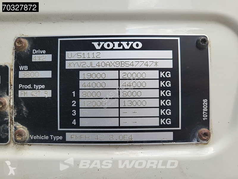 Cabeza tractora Volvo FM 300 4X2 APK 03-2027...