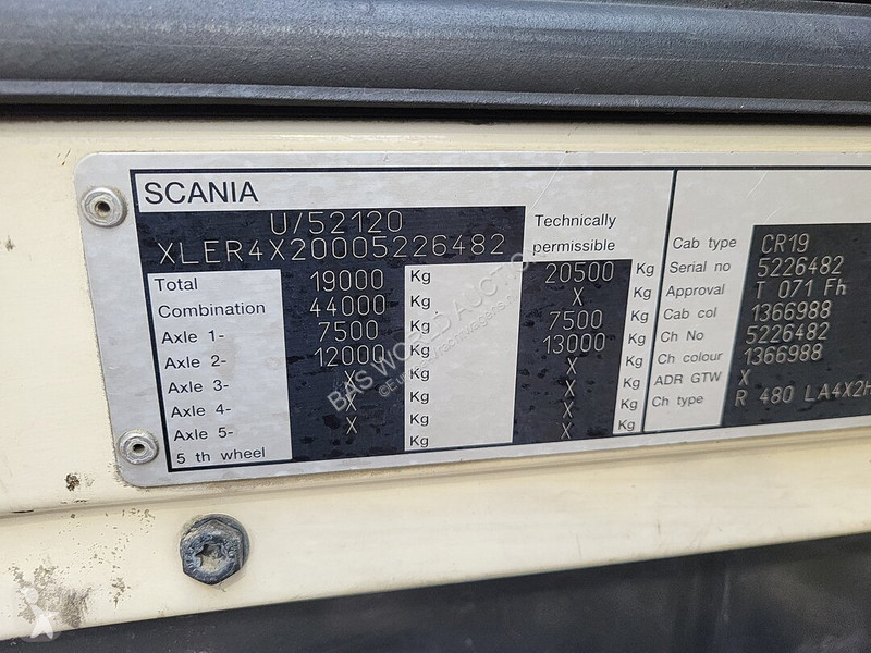 Nyergesvontató Scania 480