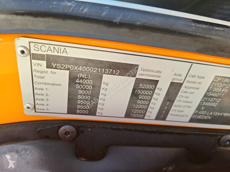 Cap tractor Scania 450