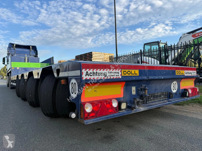 Traktor MAN 18.440 Doll Trailer 4x Steered Axles