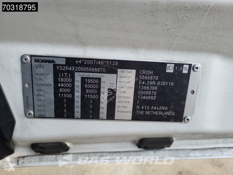 Scania R410 4X2 NG! Retarder 2xTanks ACC...