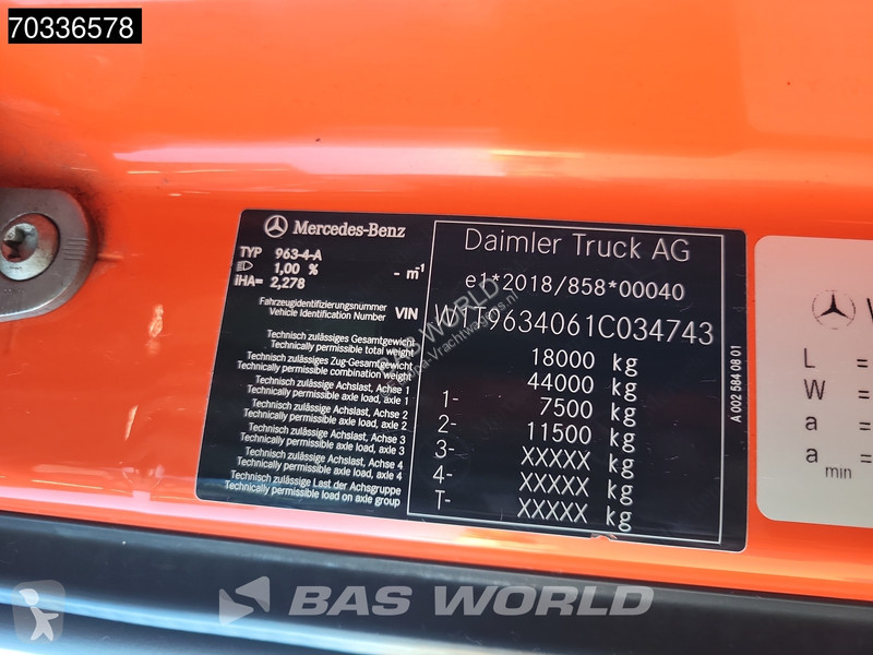 Traktor Mercedes 1851 4X2 BigSpace Mega APK...