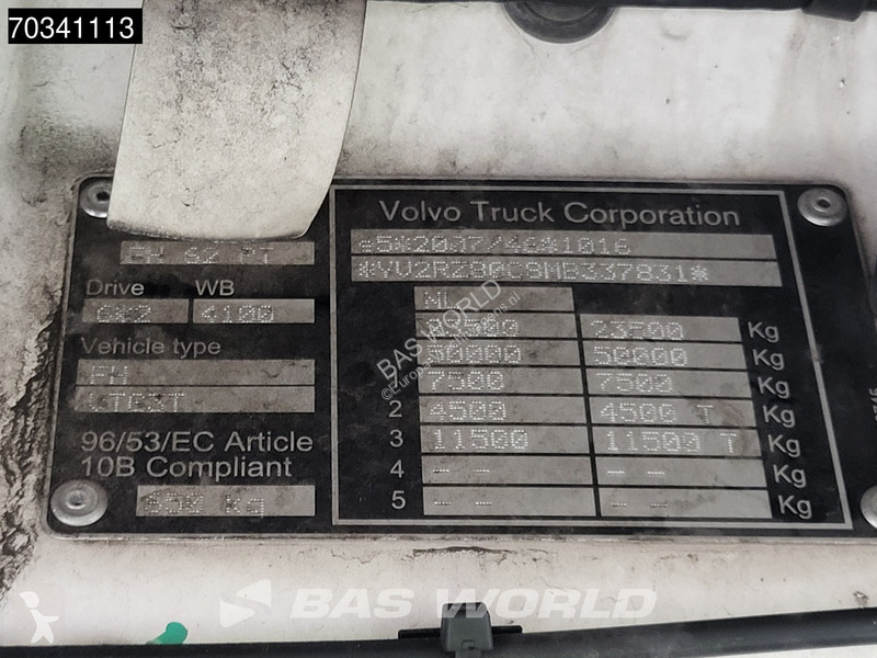 Volvo FH 460 FH 6X2 LNG! ADR Hydraulik ACC...