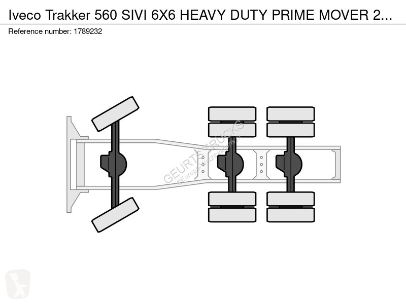 Tractor Iveco 560 SIVI 6X6 HEAVY DUTY PRIME...