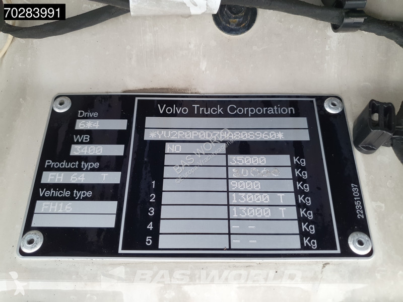 Traktor Volvo 750 906 6X4 Retarder Hydraulik...