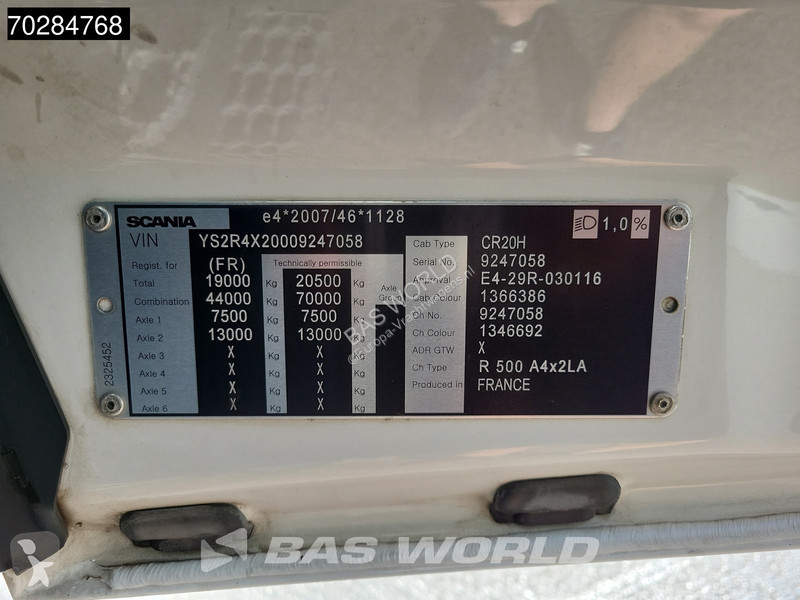 Traktor Scania R500 R 4X2 Retarder 2xTanks ED...