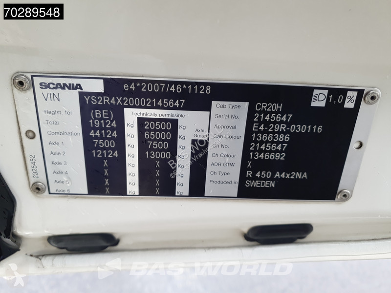 Trekker Scania 4X2 Retarder Hydraulik Euro 6
