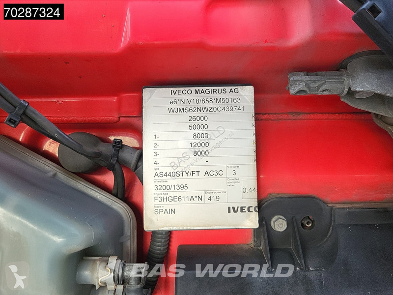Tractor Iveco S-Way 570 6X2 Full-Air Retarder...