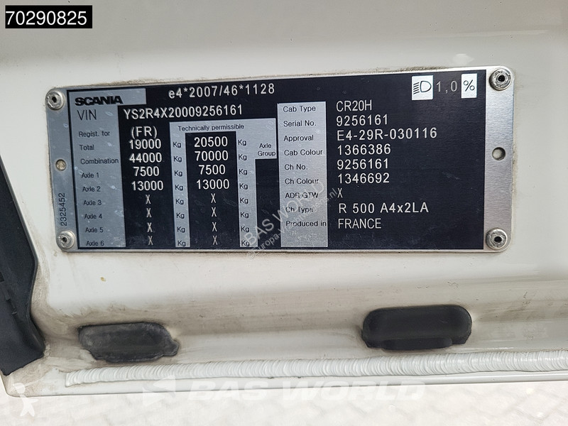 Traktor Scania 500  4X2 etarder 2xTanks ACC...