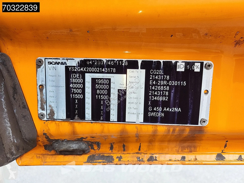 جرار Scania G450 4X2 German Truck Hydraulik...