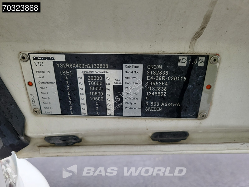 جرار Scania R500 R 6X4 N-Truck Hydraulic...