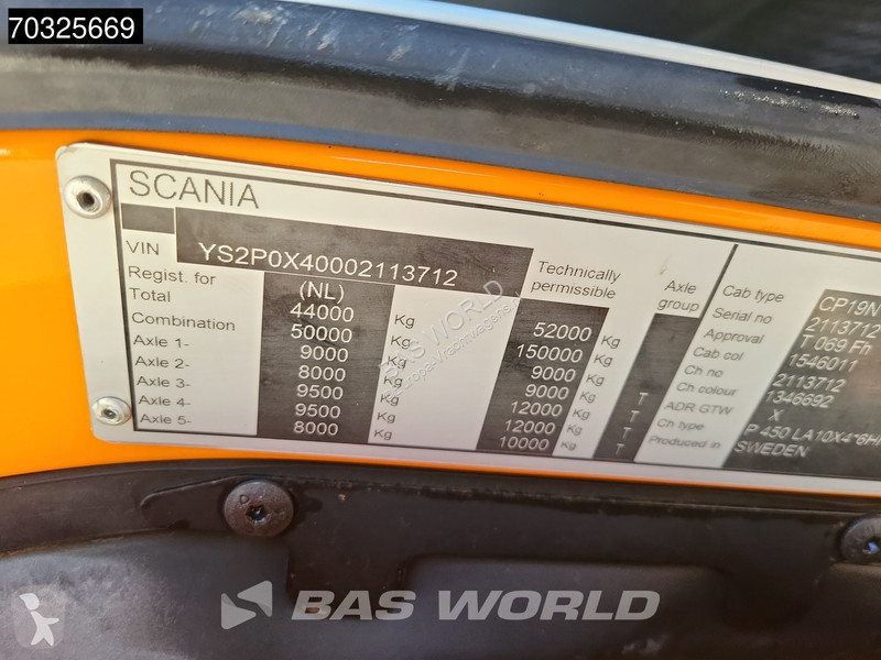 جرار Scania P450 P 10X4 150T! Full-Air Retarder...