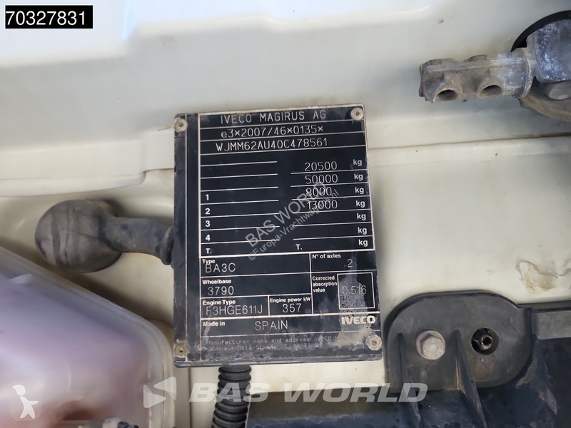 Iveco X-Way 490 4X2 Retarder Hydraulic Alcoa's...