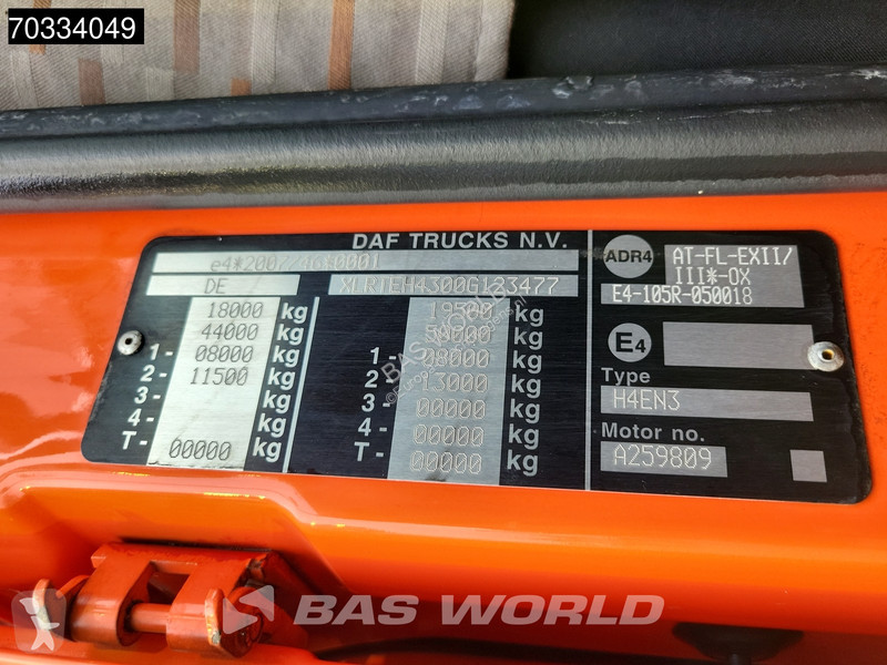 Cap tractor DAF 4X2 Retarder ACC ADR PTO Alcoa's