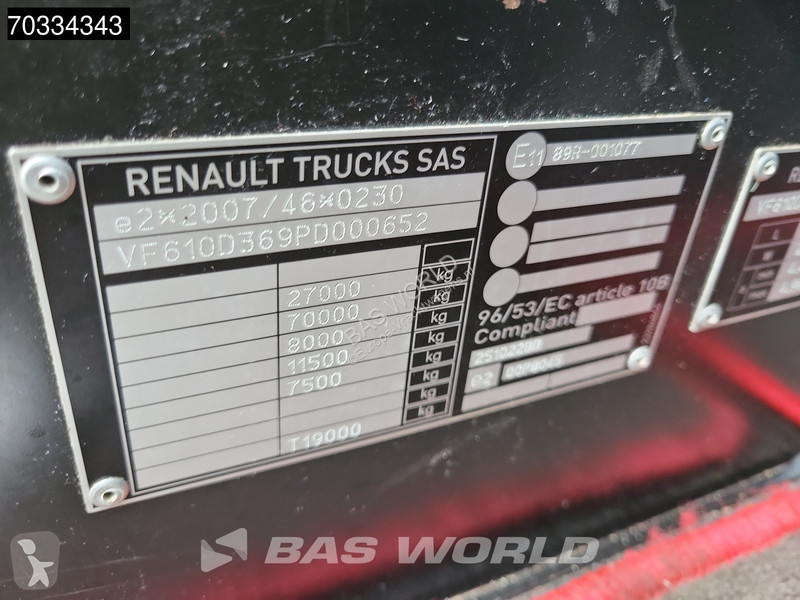 Cabeza tractora Renault T 480 6X2 HIGH 2x Tanks...