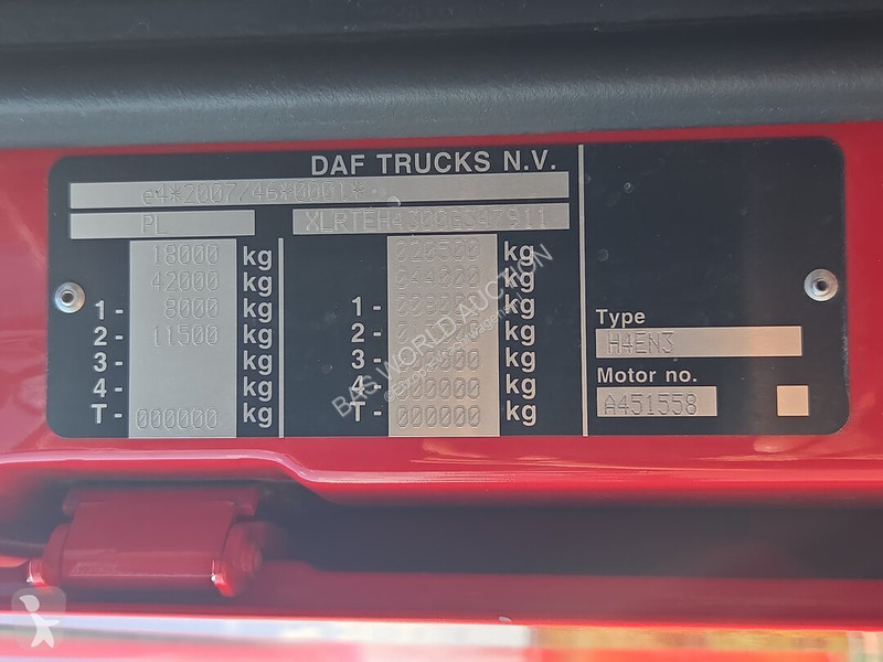 Cap tractor DAF 480
