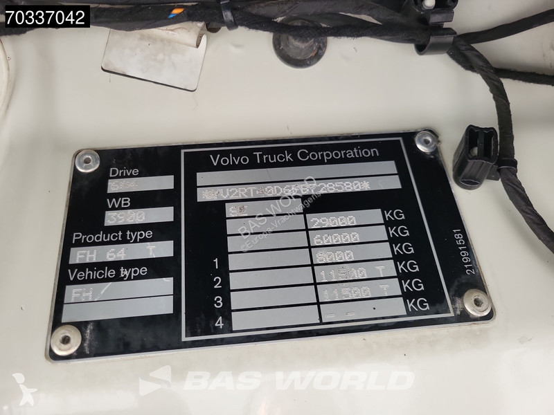 Тягач Volvo FH 500 FH 6X4 Hydraulic APK 03-2027
